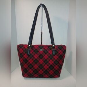The Lauren Tote Red Plaid Collection